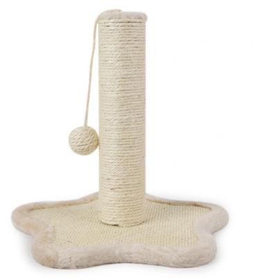 China The stylish design of sustainable plush material will fit perfectly into your interior. Sisal Tower Design Wooden Tree With A Cat Toy for sale