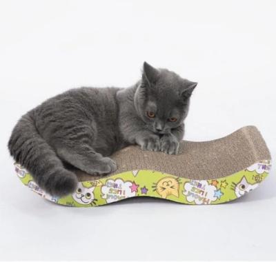 China Professional Wholesale Design Cat Scratcher Toy For Kittens Viable Pet Cardboard for sale