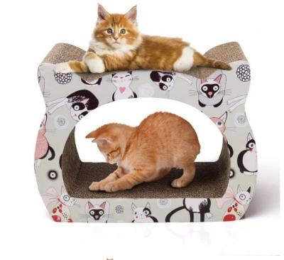 China Viable Daily High Quality Widely Used Cardboard Cube Cat Scratcher In OEM/ODM In 2021 for sale