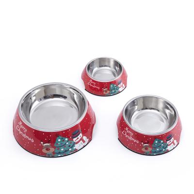 China Sustainable Wholesale New Design Dog Single Bowl Stainless Steel Pet Bowls Food Feeder for sale