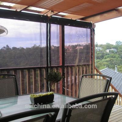 China Minimalist outdoor area such as pergolas verandas or balconies patio roller PVC Bistros blinds for sale