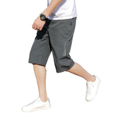 China Wholesale Casual Gym Elastic Breathable Custom Men's Workout Anti-Wrinkle Polyester Fitness Sweat Shorts for sale