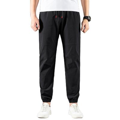 China High Quality Elasticated Straight Twill Pants Anti-wrinkle Fashion Polyester Outdoor Casual Men's Pants for sale