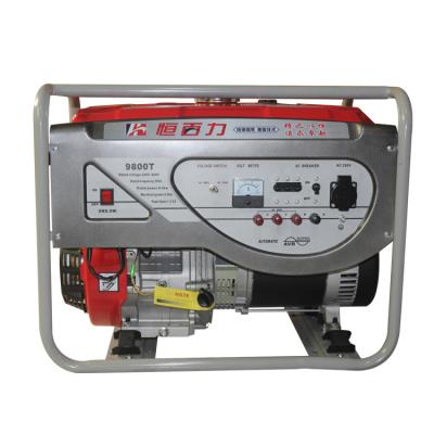 China Small Generator Supply Electric Power 8Kw Gasoline Portable Generator For Small Home Single Phase 50Hz Air Cooled Gasoline Portable Generators for sale