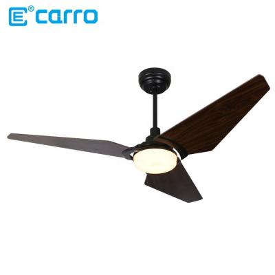 China 52 inch modern ceiling fan with light for dining room lighting decoration led ceiling fan light with remote control for sale