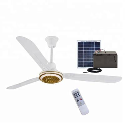 China National ac 12v dc solar hotel use double ceiling fan for home or hotel decaration indoor ceiling fan for sale