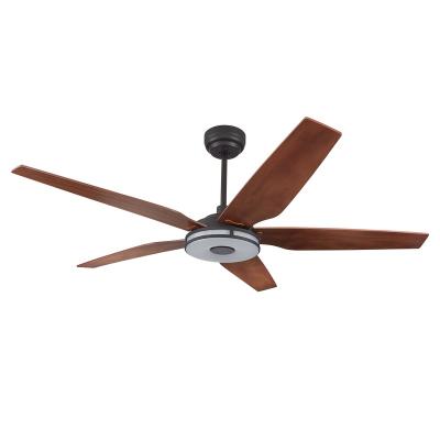 China Modern CARRO Explorer 56 Inch Mountain Wood Air Outdoor Decorative Ceiling Fan With Remote Control Led Lights for sale