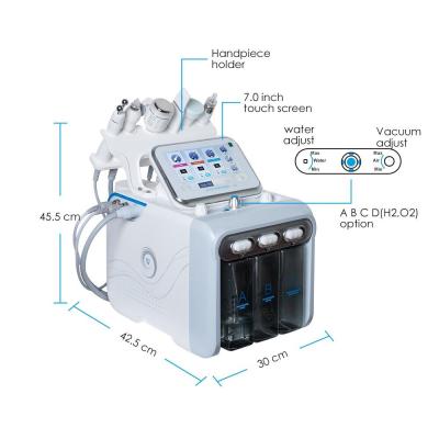 China 6 IN 1 Water Oxygen Skin Diamond Dermabrasion Machine/Hydro Dermabrasion Machine for sale