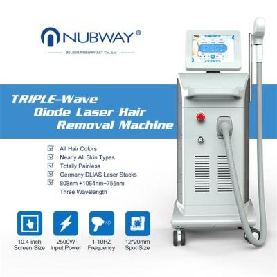 China China Professional depilation 808nm laser diode removal hair / diode laser hair removal machine price for sale