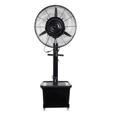 China Air Cooling Outdoor Industrial Cooler Electric Pedestal Water Jet Fans Electric Mist Fan for sale