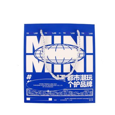 China High Quality Biodegradable Biodegradable Grocery Tote Paper Bag Supermarket Vegetable Packaging for sale