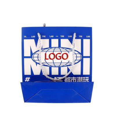 China Wholesale High Quality Biodegradable Custom Laminated Paper Bag Printing Shopping Tote Bag for sale