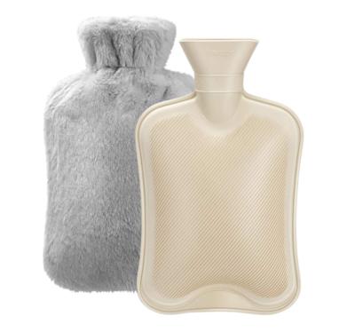 China Keeping Hot Water Bottle Warm With Cute Knit Blanket Luxurious Faux Fur Cozy Blanket, White for sale