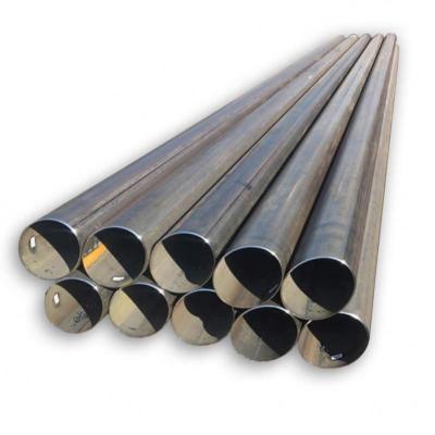 China MS Steel ERW Liquid Pipe sch40 Carbon Iron Pipe SS400 A36 Black Iron Pipe Carbon Steel Pipe Tube for sale