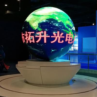 China Outdoor P1.8 P2.5 P3 P4 3D Spherical Flexible LED Display Screen 360 Degree Shape Advertising Ball Flexible Video Screen for sale