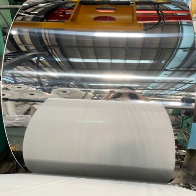 China Decoration Main Materials Cold Rolled Split Coil 1219mm/1240mm/1250mm Width BA Finished 430 Stainless Steel Roll 06mm Without Peeling Line for sale