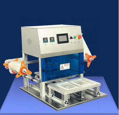 China Beverage Maker Plastic Container Sealing Machine For Trays for sale