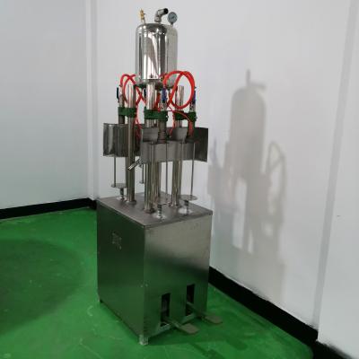 China Isobaric Soda Beverage Filling Machine Beverage Filling Semi Automatic Carbonated Filling Machine for sale