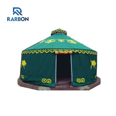 China Luxury Aluminum Waterproof Dome Mongolian Yurt Tent For Accommodation for sale