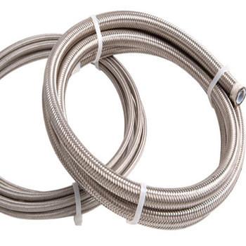 China SAE 100R14 High Pressure Stainless Steel Wire Braid Hydraulic Teflon Fireproof Hose for sale