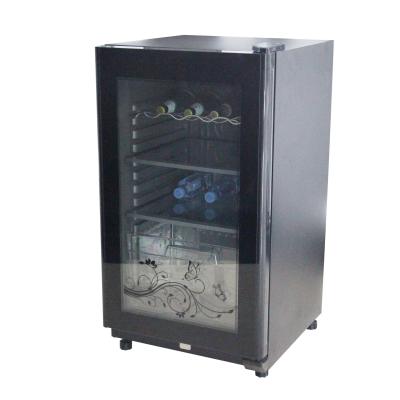 China Best Simple Single Wine Cooler PROMETHEUS Undercounter Zone Selling New Cheap High Quality Hotel Mini Wine Cabinet Fridge for sale