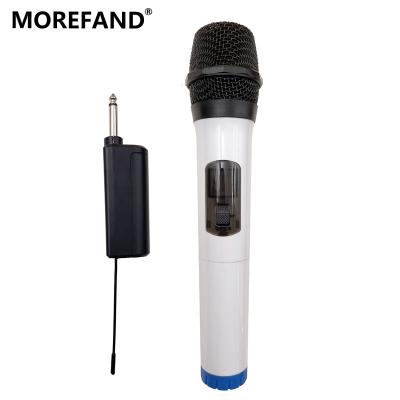 China Professional Wireless Microphone UHF Karaoke Microphone MOREFAND Portable Handheld Wireless Microphones Microphones For Singing for sale