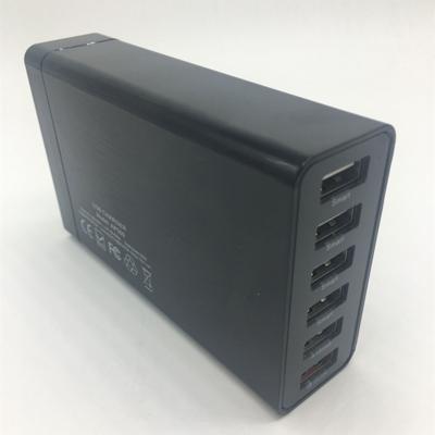 China Battery Pack Charging USB-A Output Multiple Ports Power Supply Desktop Charger 5VDC 12A for sale