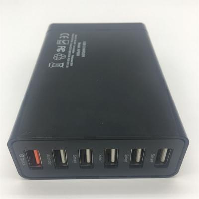 China Any Hot Selling USB Service Amazon Phone Accessories Mobile 6 Port 5V 10A 12A Multi-port Charger Smart USB Port Fast Charging for sale