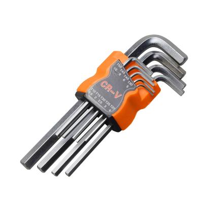 China Delicate and Durable Hex Key Set Flat Key Hex Allen Wrench 9 Piece Plum Blossom Hex Allen Wrench for sale