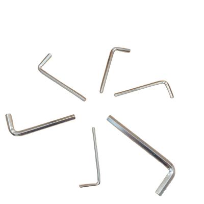 China Wholesale High Quality Delicate and Durable Steel Hex Type Allen Hex Keys Hex Socket Screws Handle Zinc Hexagon Wrench for sale