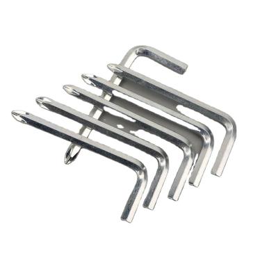 China Sensitive and Durable High Quality Single Allen Wrench T-Handle Hex Wrench Straight Drill Bit Bit Set for sale