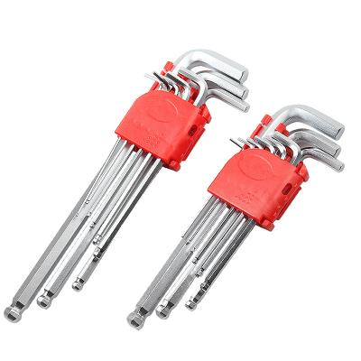 China High Quality Sensitive And Durable Hex Wrench Ball Hex Socket Driver Wrench Screwdriver Set Metal Hex Wrench for sale