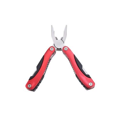 China MULTI FUNCTIONAL Survival Tools Outdoor Tactical Soft Folding Screwdriver Repair Pliers Camping Multitool Key Chain for sale