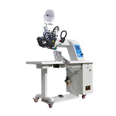 China Garment Shops Automatic Waterproof Zipper Tape Filming Machine By Hot Airplane for sale