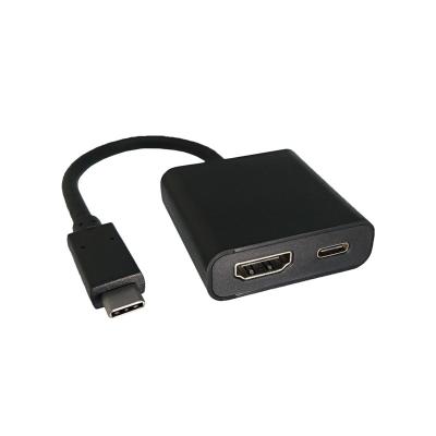 China Type-C to Type-C HDMI + USB PD USB to HDMI with USB Type-C (PD) Adapter for sale