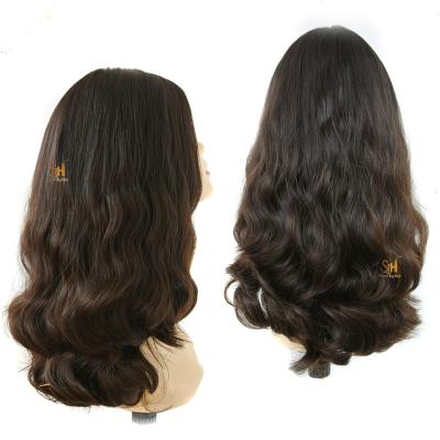 China Body Wave Curly Hair Wig Jewish Hair Wig Kosher Wig for sale