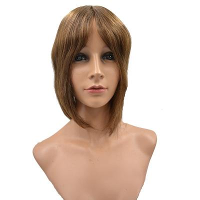 China Indian Remy Hair Short Hair Human Wig Mono Multi Fishnet for sale