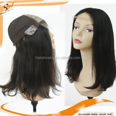 China Goods can remake free style best quality european virgin hair silk top wig for sale