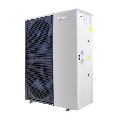 China SPRSUN ERP A+++ R32 Full Cold Climate Inverter EVI -30C Air Source Heat Pump Outdoor Heater Cooling Domestic Hot Water for sale