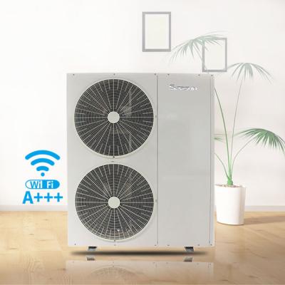 China Sprusn Sales 380V 26KW DC Inverter Heat Pump Outdoor Air Source Hot Water Heater For Heating Cooling A+++ OEM ODM for sale