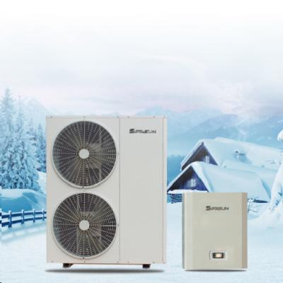 China Split Type Europe Air Source House Heating Cooling R410A Inverter HeatPump Heat Pump Split for sale