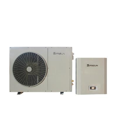 China Europe Air Source Home Heating R410A Inverter Split Type HeatPump 9.5KW 16KW 18KWAir Cooling To Water Mini Split Heat Pump for sale