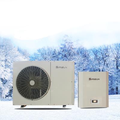 China Hotel Low Temperature Evi Air To Water Low Noise Heat Pump 9.6KW DC Inverter Heat Pump for sale