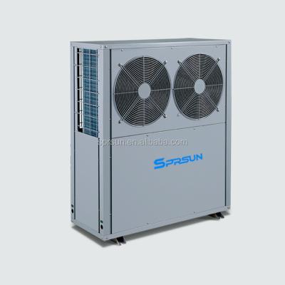 China Low energy consumption air to water heat pump, water heater for DHW, heating and cooling with solar system for sale