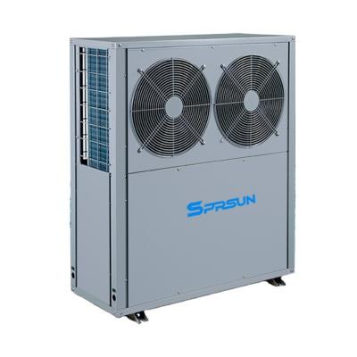 China Hotel Sprsun CGK/D-36 35KW 380V 50Hz air to water heat pump system for DHW and floor heating for sale