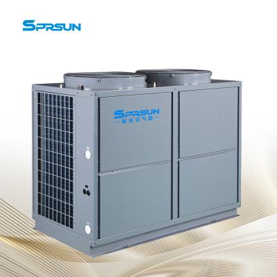 China Hotel SPRSUN EVI Air Source Heat Pumps For Heating 40KW For Cold Area With Wifi APP for sale