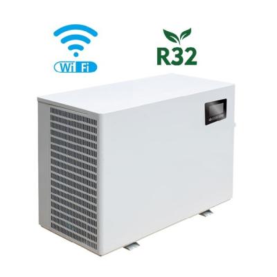 China Hotel 10.5kw R32 air to water titanium inverter swimming pool heat pump heater for swimming pool size 25-40 m3 for sale