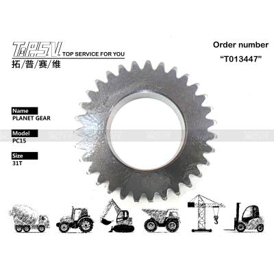 China PC15 2Stage Travel Final Drive Planetary Gear With Gear Meshing Installation for sale