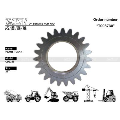 China Steel CLG225 Planetary Gear Assembly Black 1Stage Excavator Swing Gear for sale