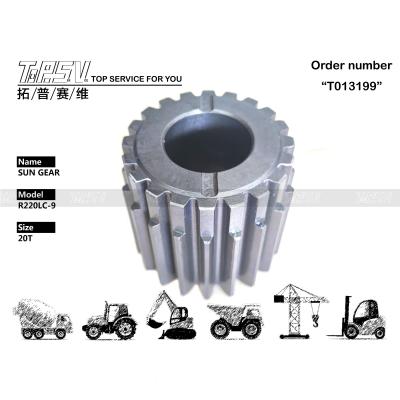 China 39Q6-12240 Swing R220-9 Excavator Sun Gear 2Stage High Precision Easy Installation for sale